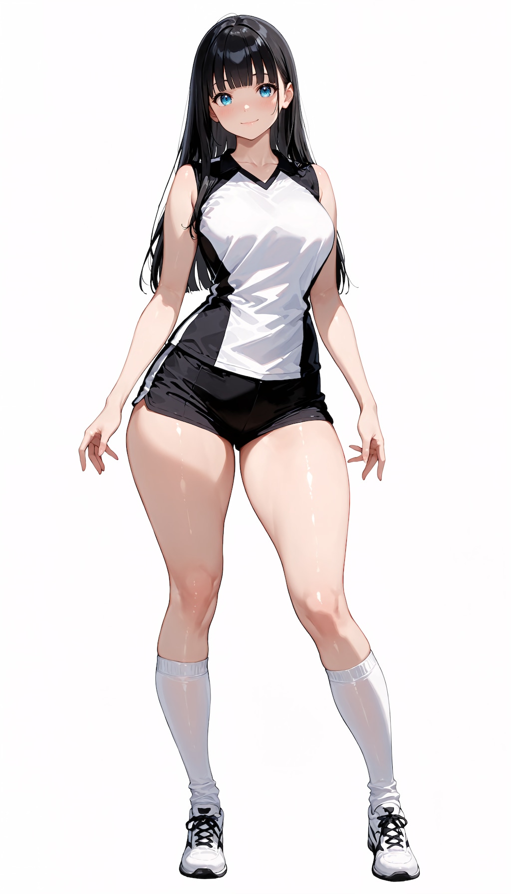 黒髪JKスポーツウェア１