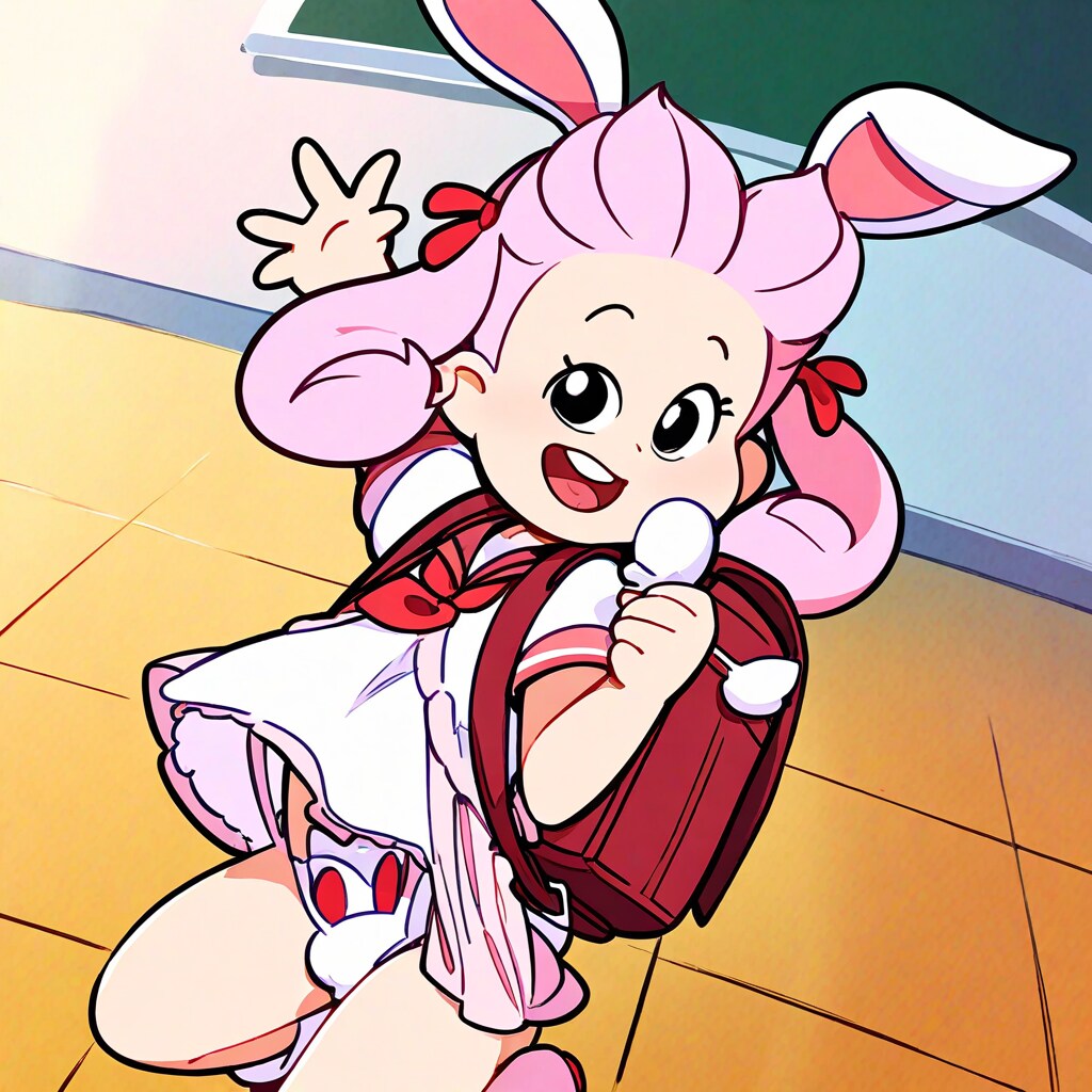パンチラウサ耳ガール