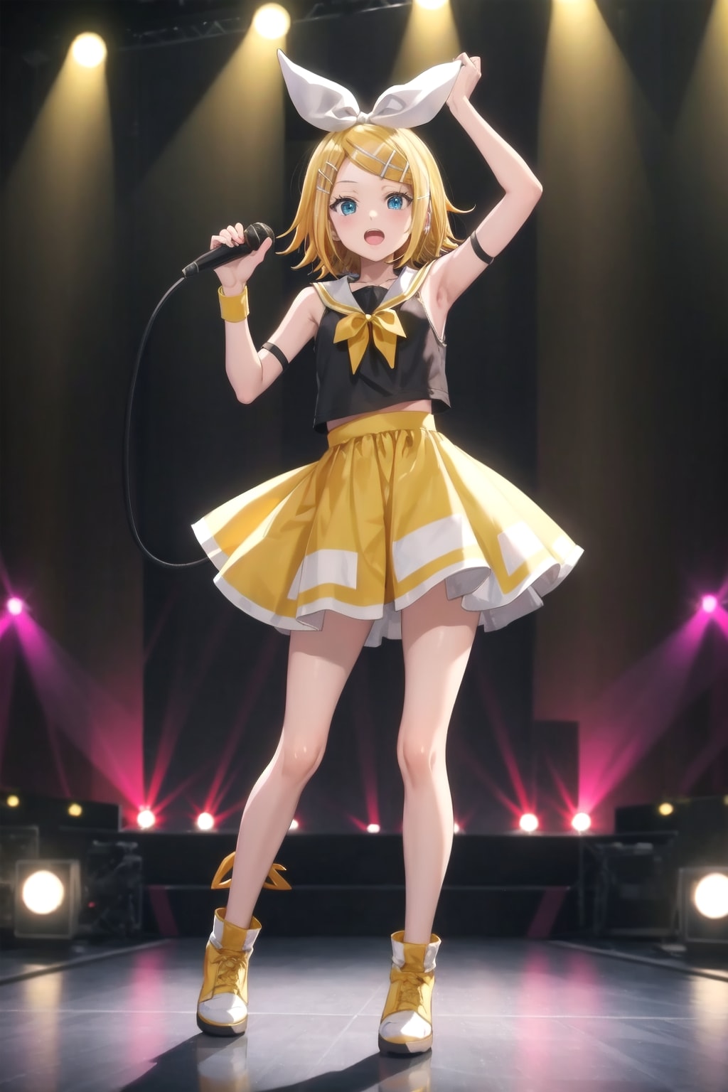 鏡音リンのステージ