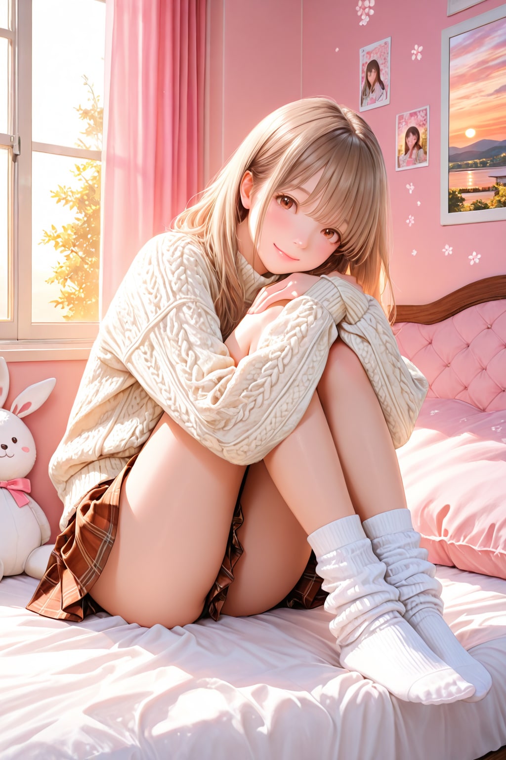 彼女の部屋にて | の人気AIイラスト・グラビア
