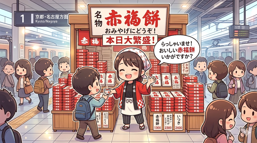 【#和風喫茶へようこそ】赤福餅専門店