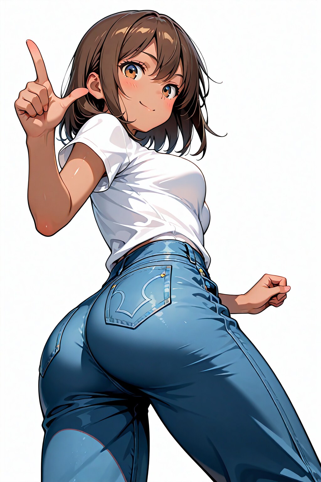 夏希ちゃんのパンツスタイル