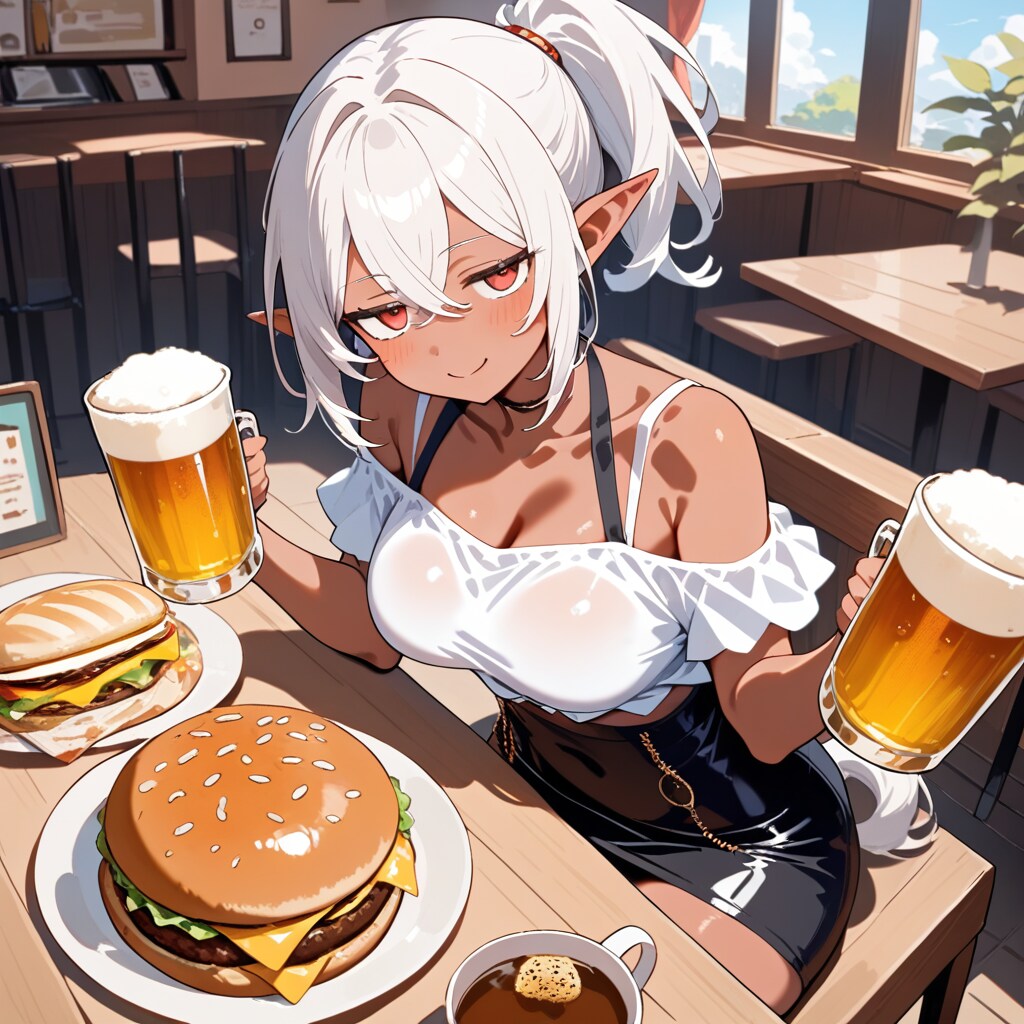 ハンバーガー＆ビールセット