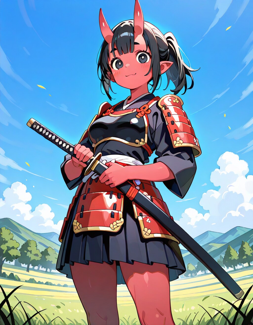 オリキャラ【鬼娘の輝夜(カグヤ)】