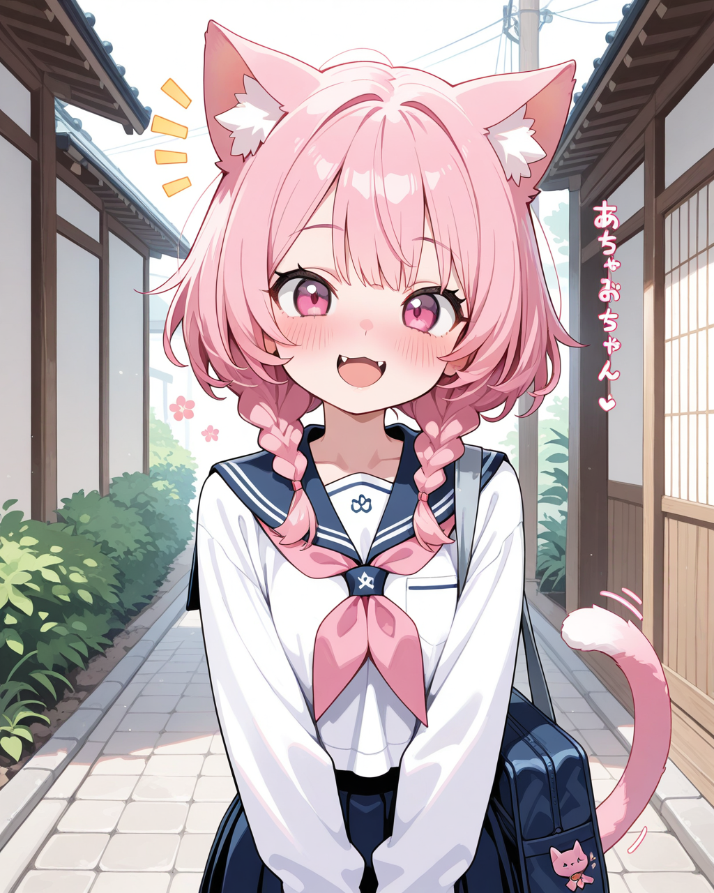 三つ編みねこ | の人気AIイラスト・グラビア