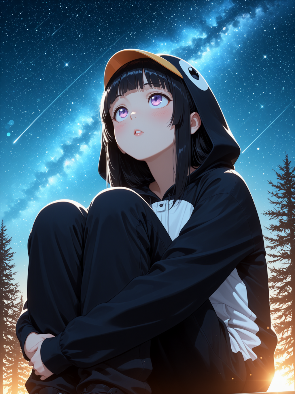 ペンギンの見る空