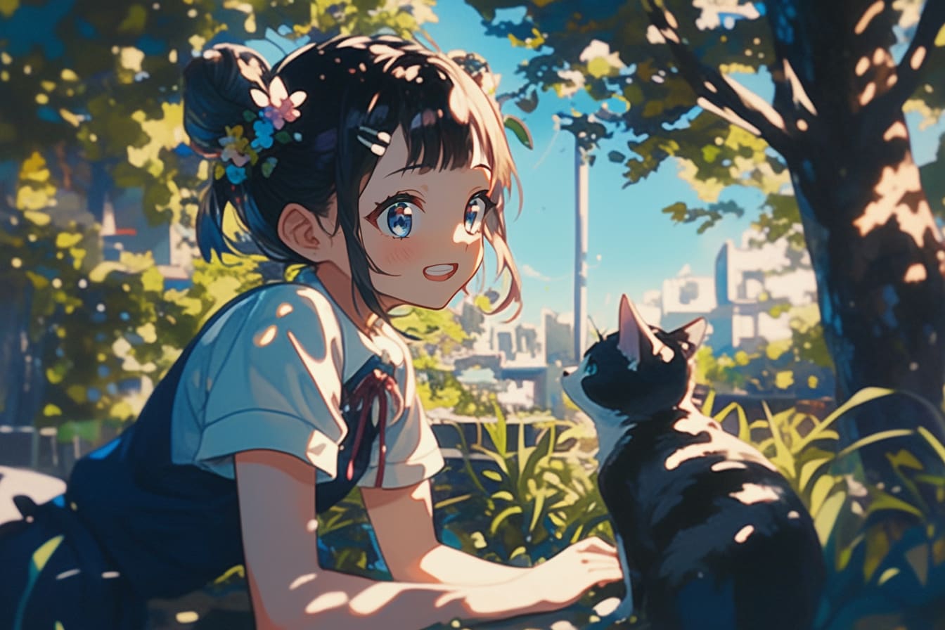 猫🐈とおだんごちゃん🍡✨139 | の人気AIイラスト・グラビア