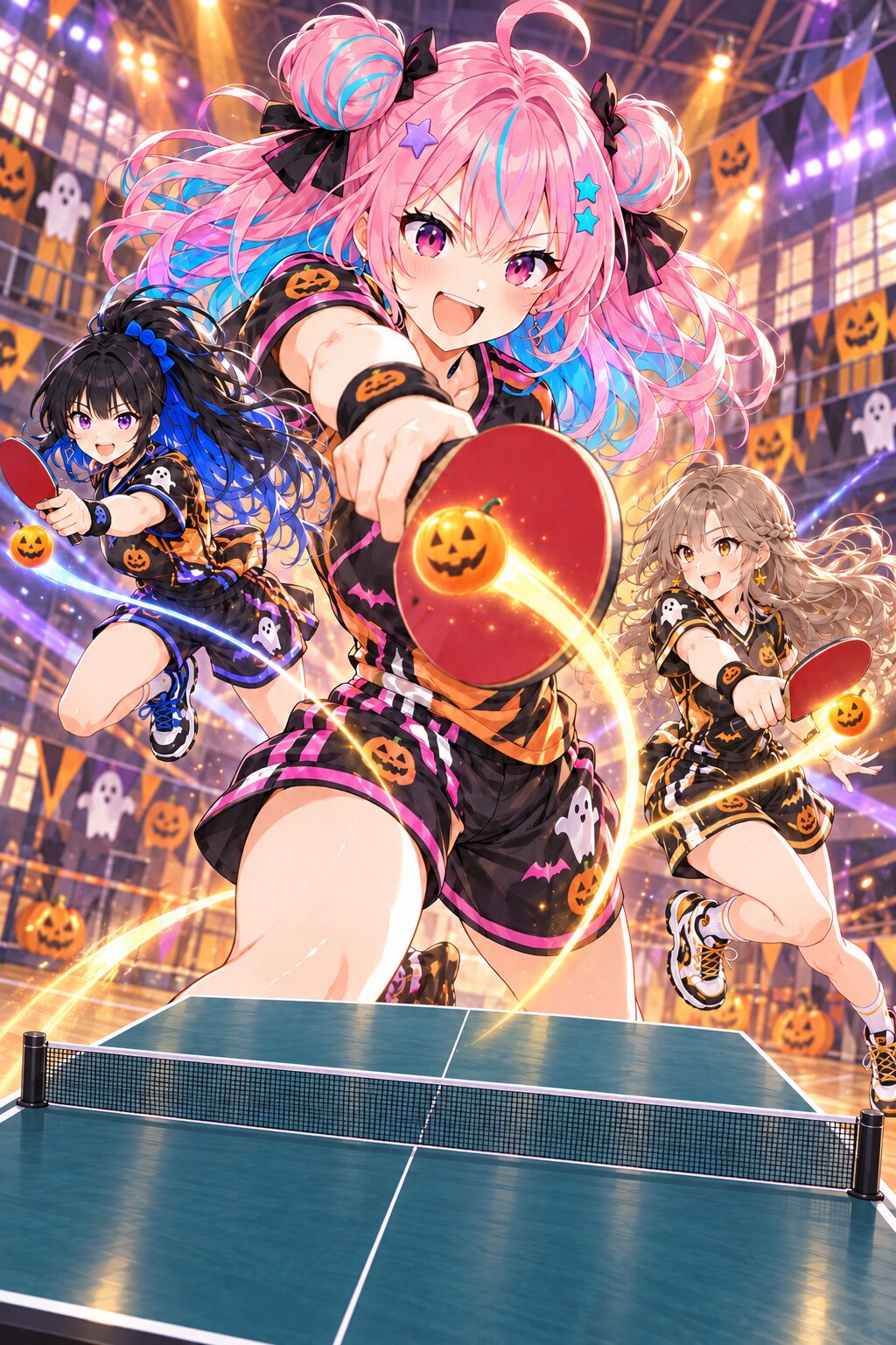 ハロウィンピンポンパーティー | の人気AIイラスト・グラビア