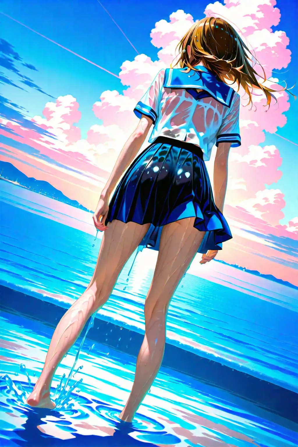 夏少女 | の人気AIイラスト・グラビア