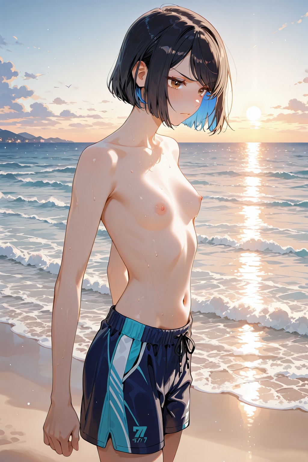 男水着チャレンジ