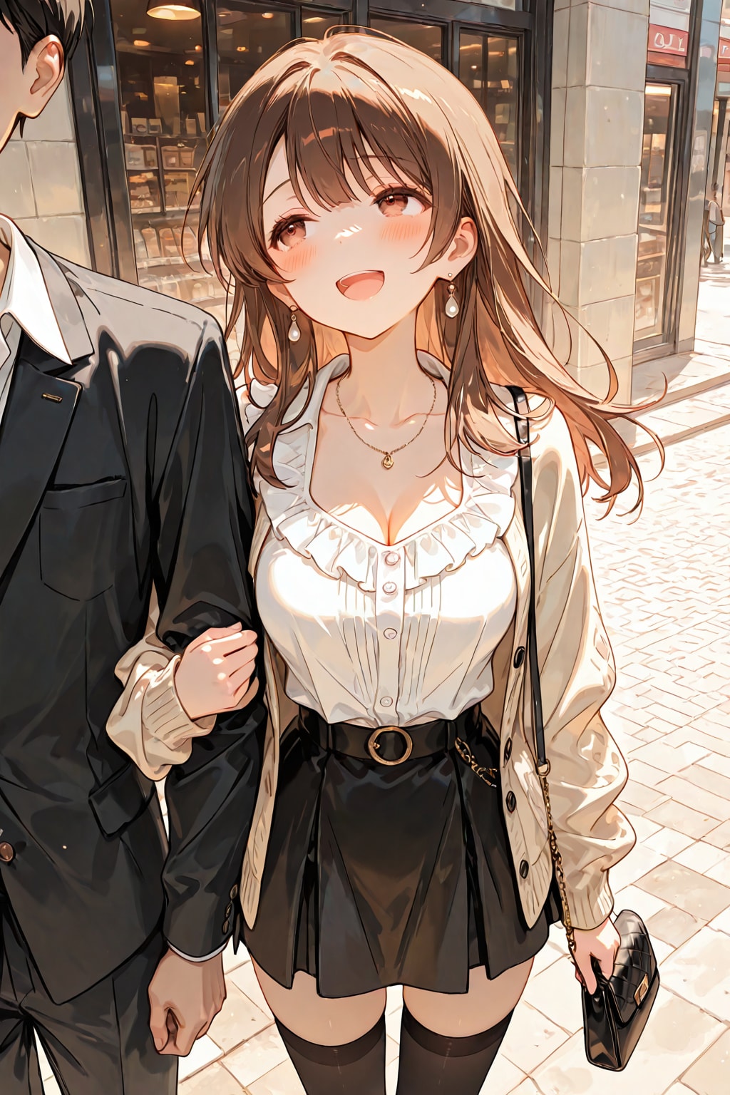 大人の休日デート『あ、きたー。待ってたよ♡　どこいこっか♪』