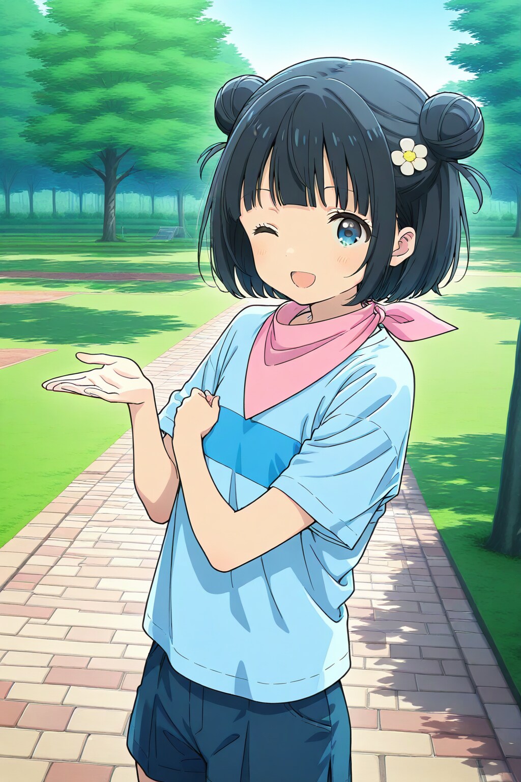 公園のおだんごちゃん🍡✨