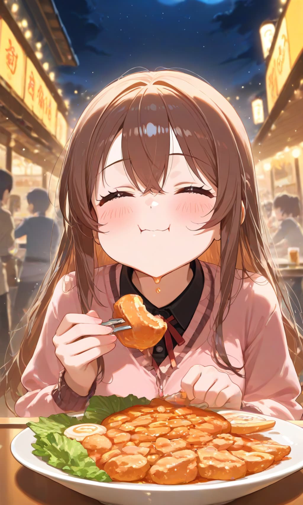 ん〜ほっぺおちちゃう〜