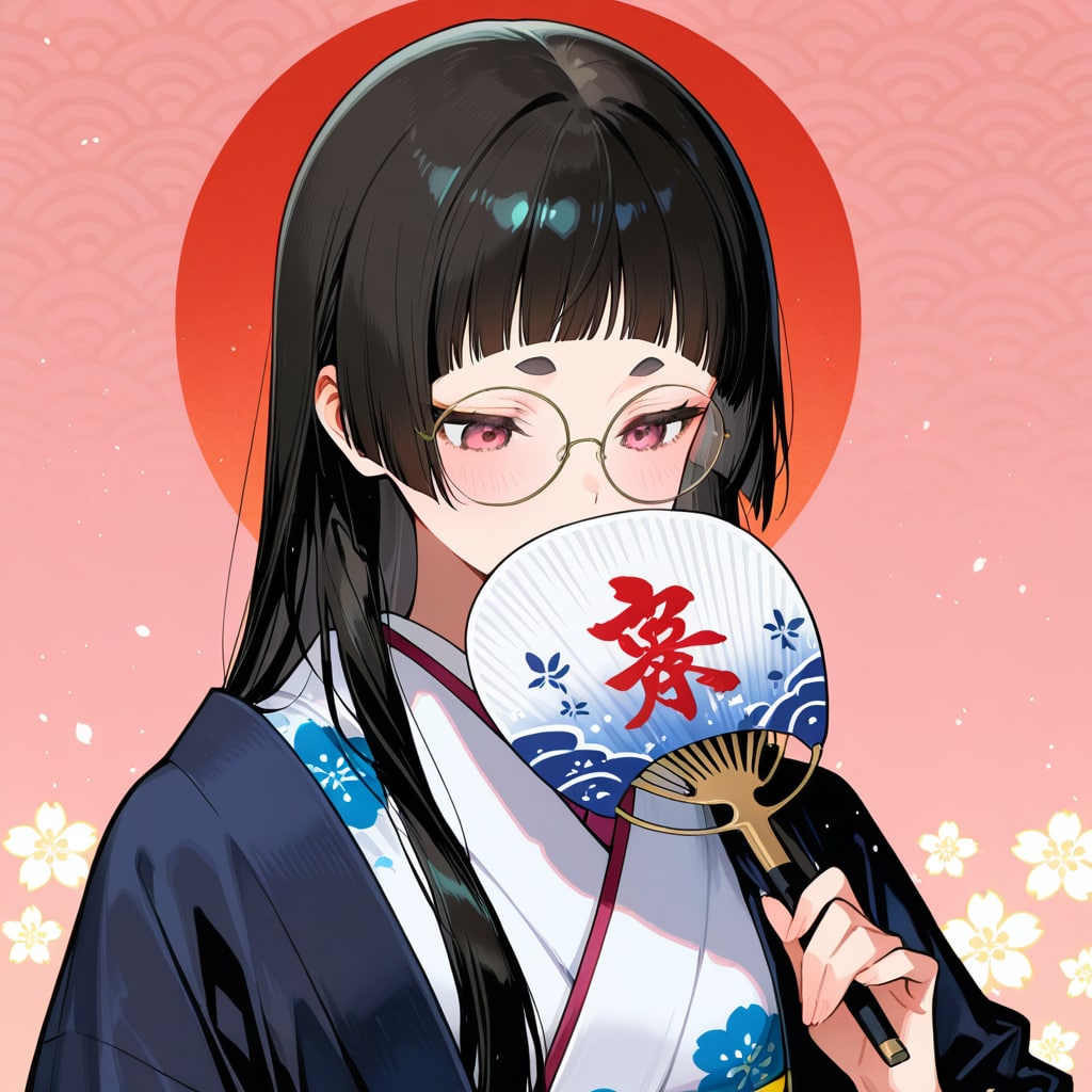 ぱっつんメガネっ娘