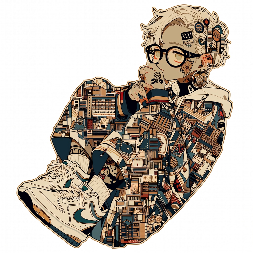 街を纏うガール