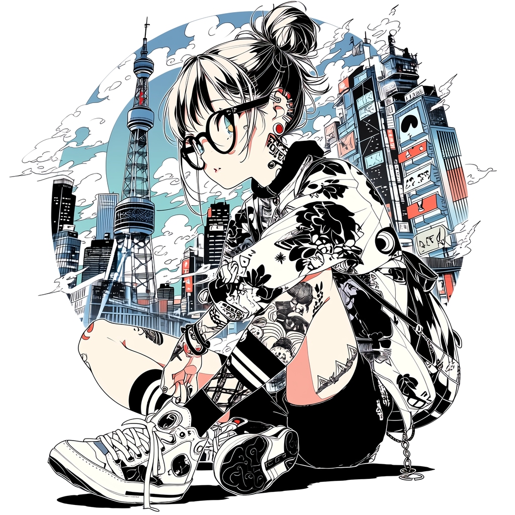 街を纏うガール