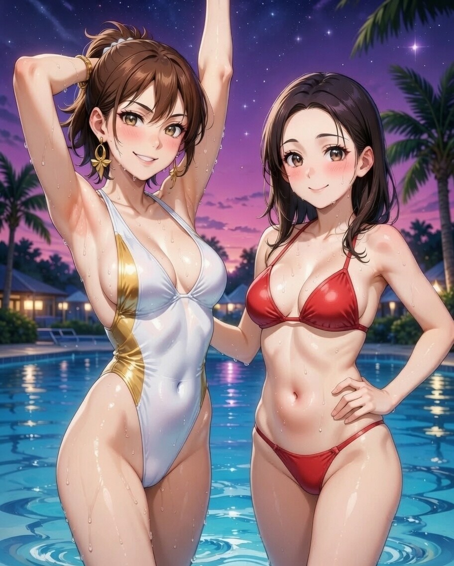 プールサイド