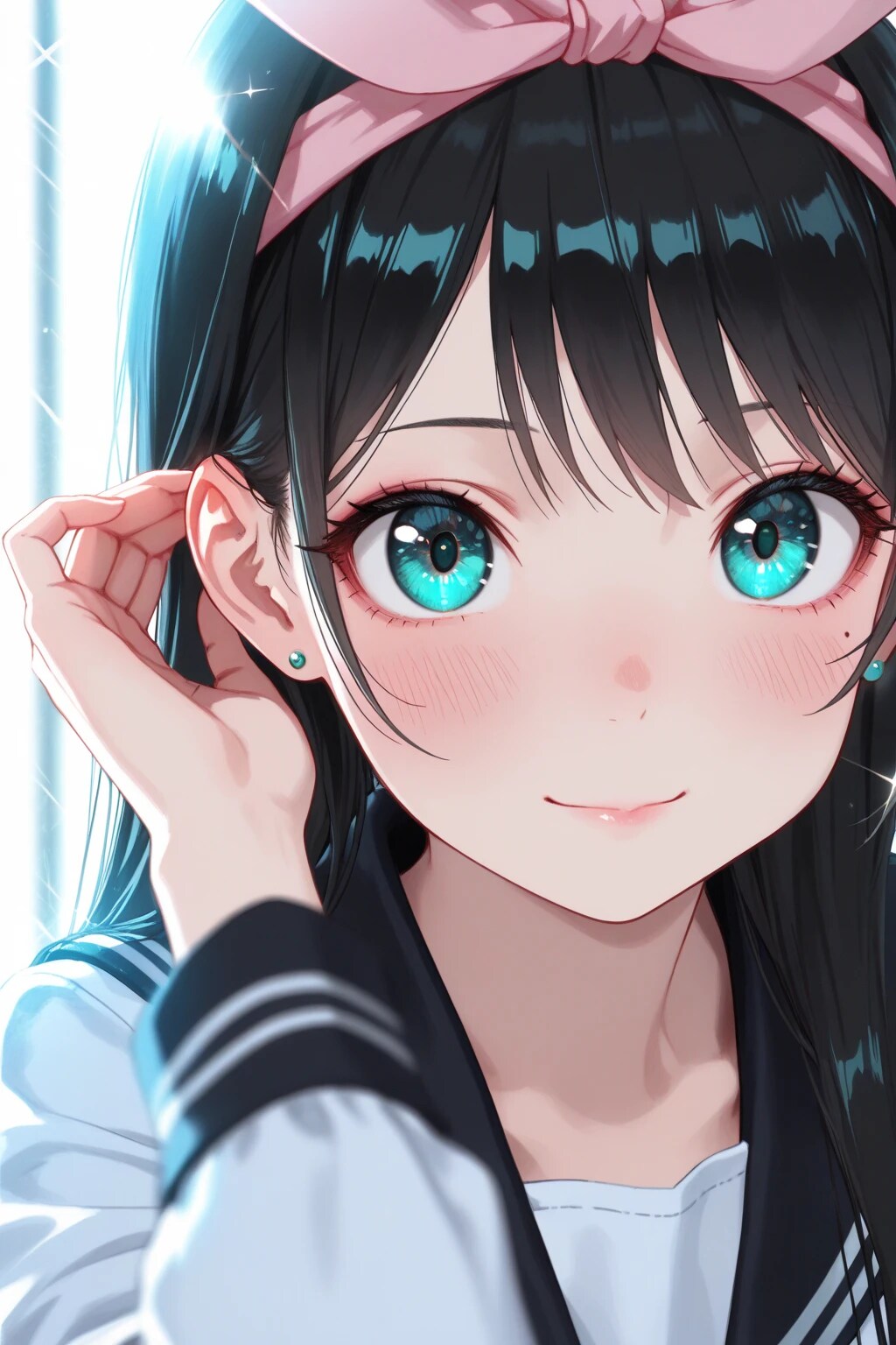 このピアス、瞳の色と同じなんだよ | の人気AIイラスト・グラビア