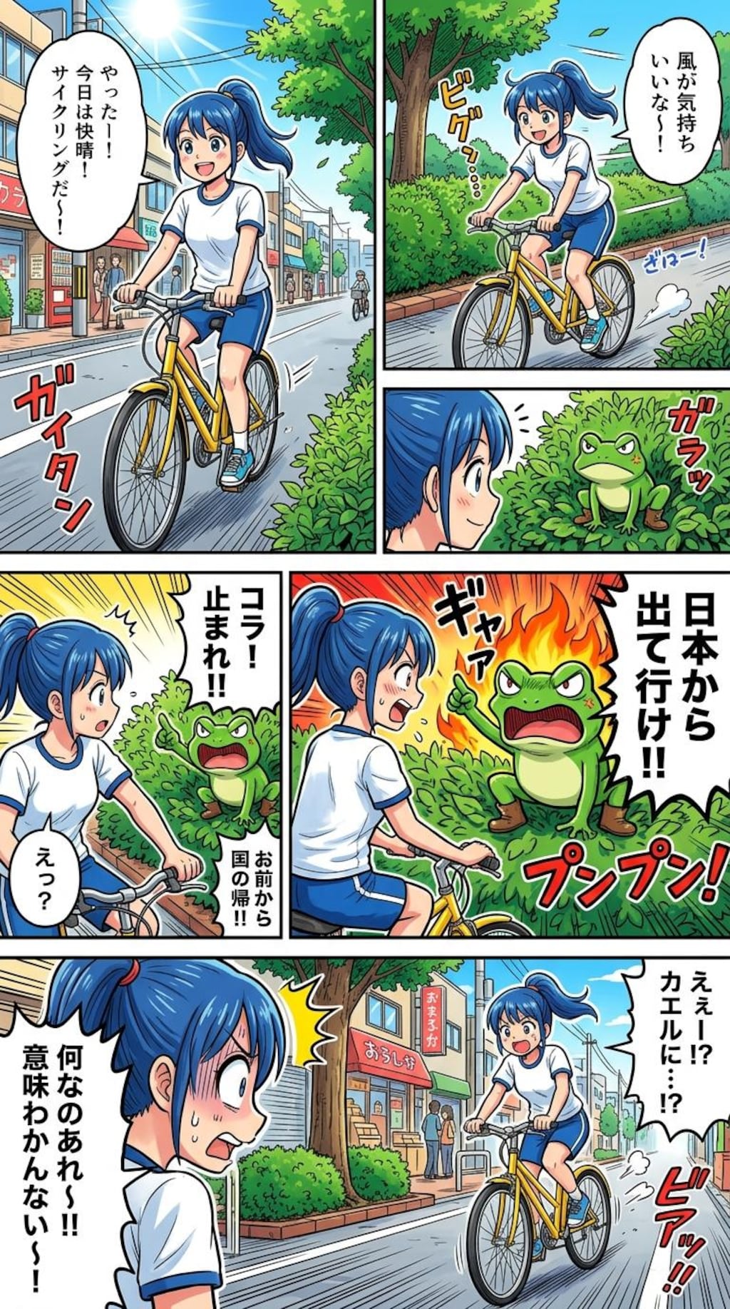 青ぽにちゃん くにへかえる_Flow