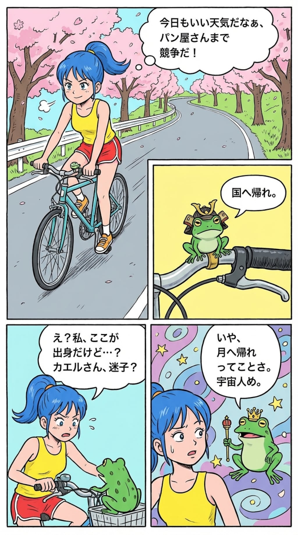 青ぽにちゃん くにへかえる_Flow