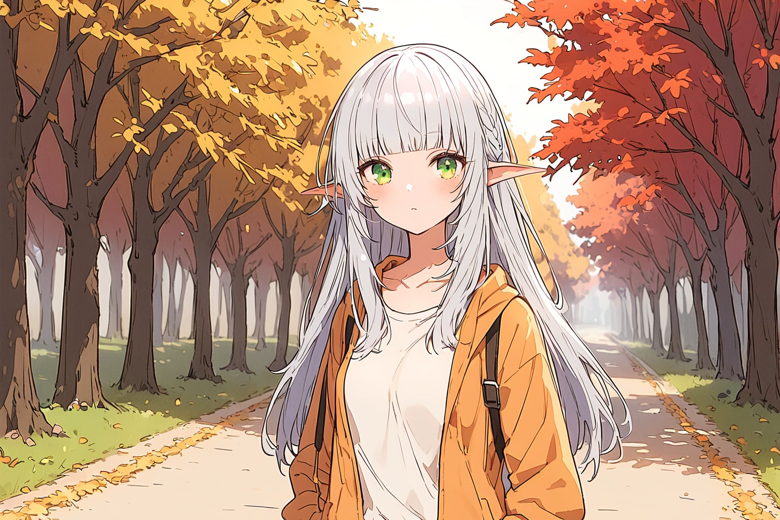 秋の森６ | の人気AIイラスト・グラビア