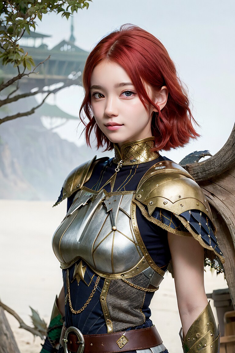 赤い髪の戦士