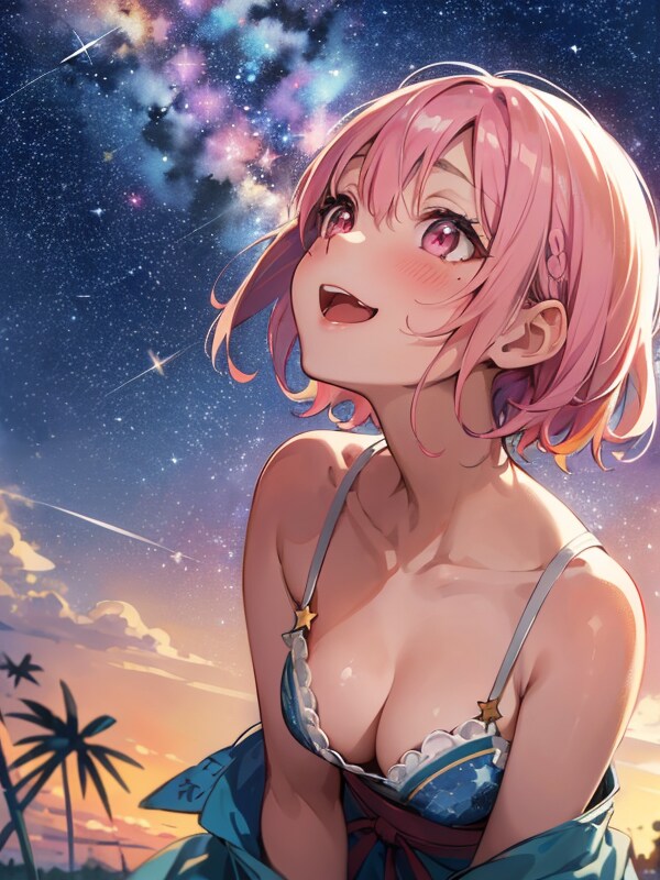 天の川綺麗だったね♪
