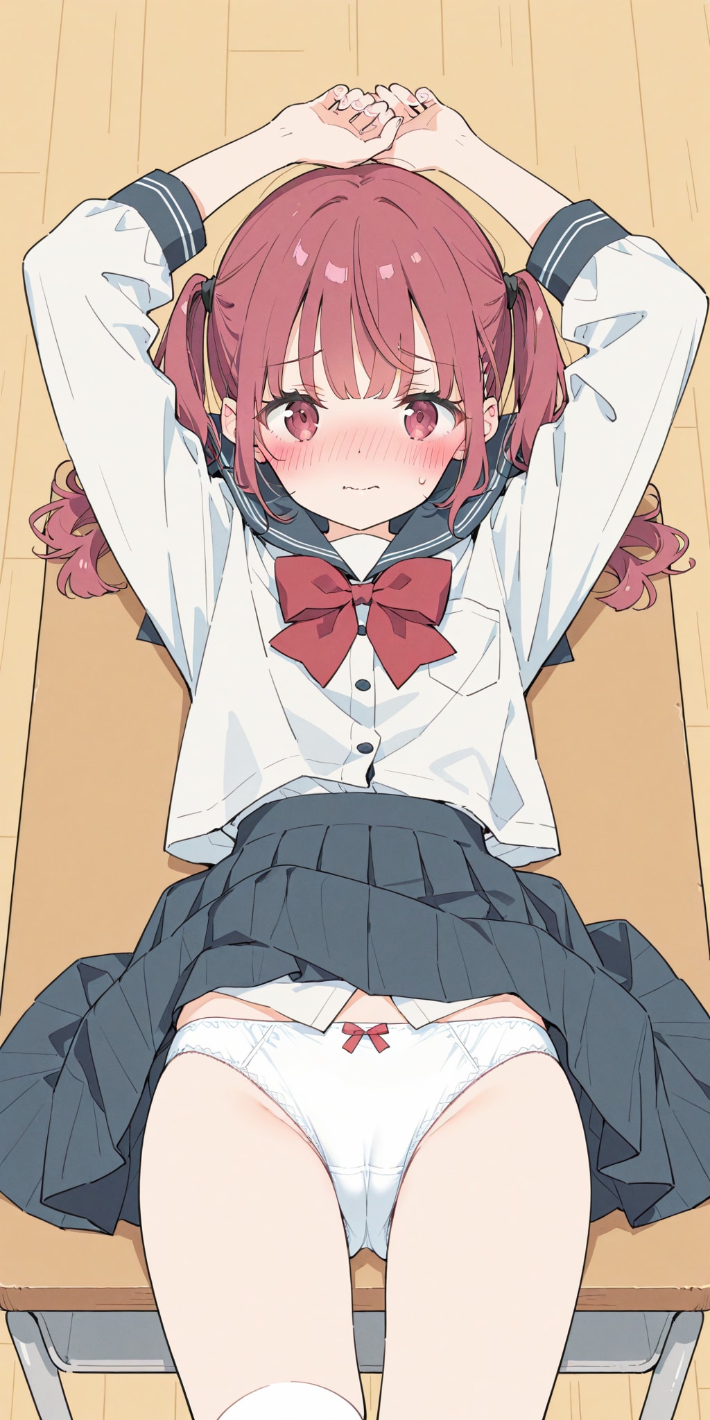 学校で・・・