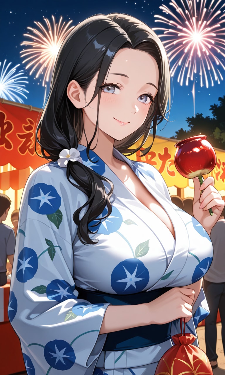 夏祭り　髑髏原霧恵