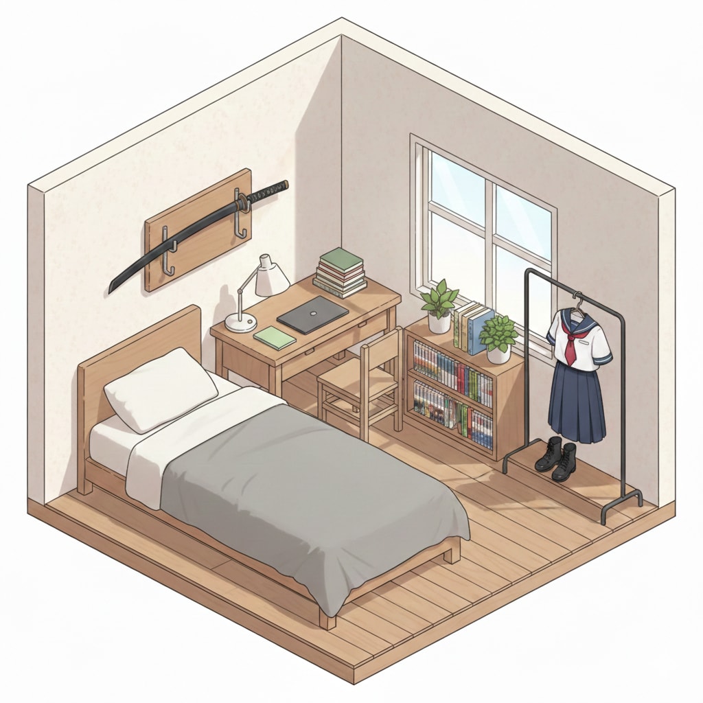 女鬼高生さんの部屋