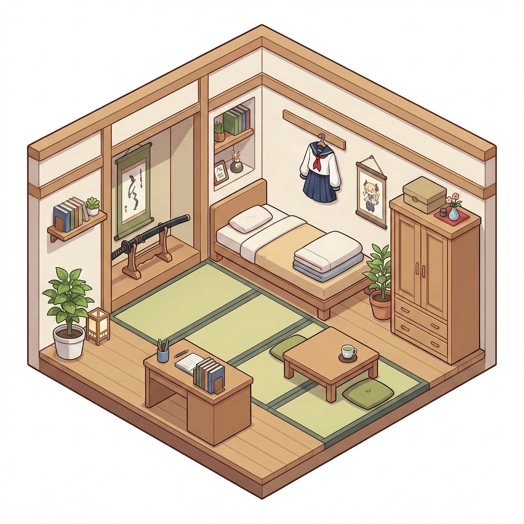 女鬼高生さんの部屋