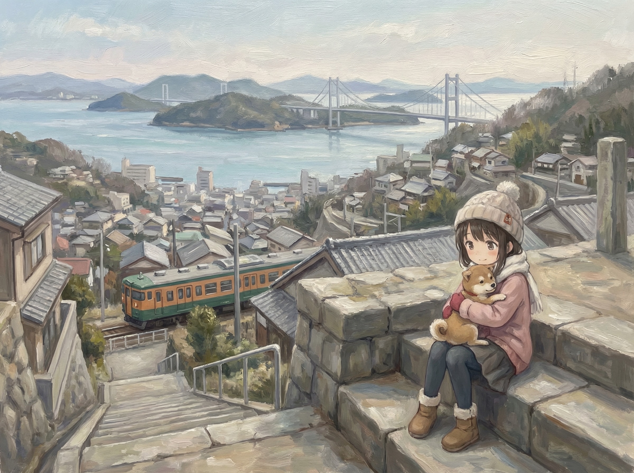 海の見える街35 | の人気AIイラスト・グラビア