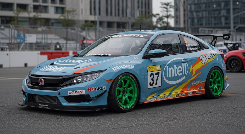 Intelシビックレーシングカー