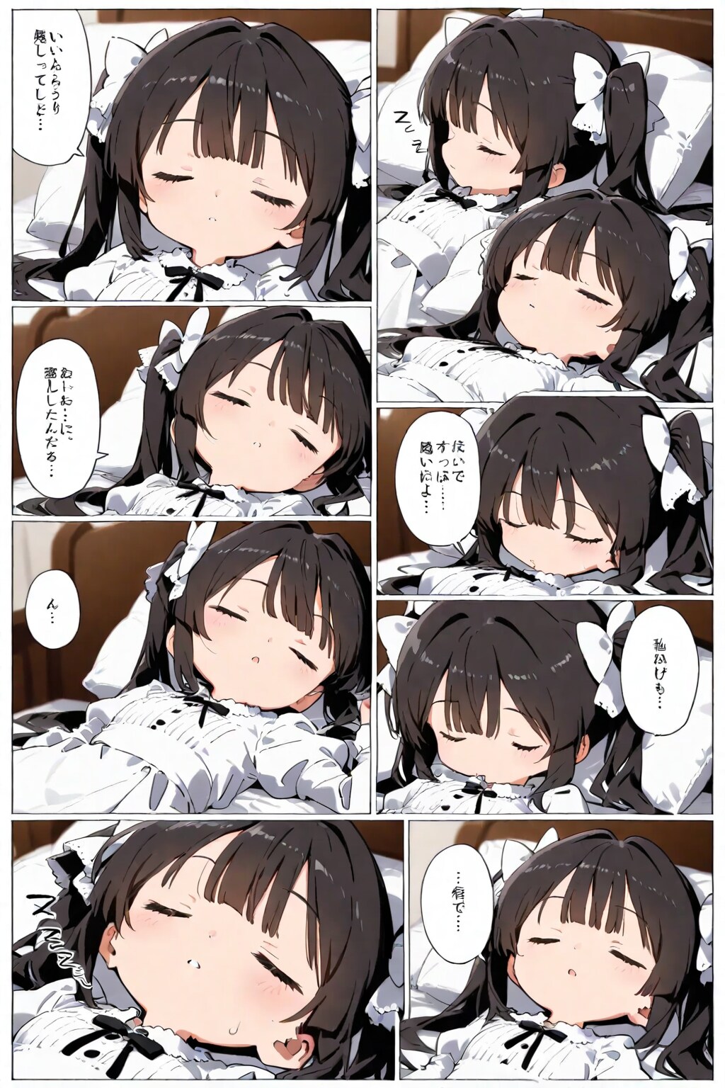 寝言の多いちび姫