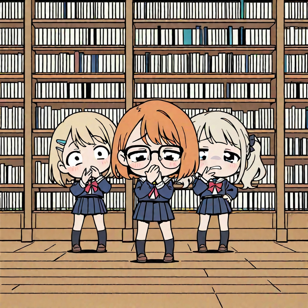 図書館ではお静かに