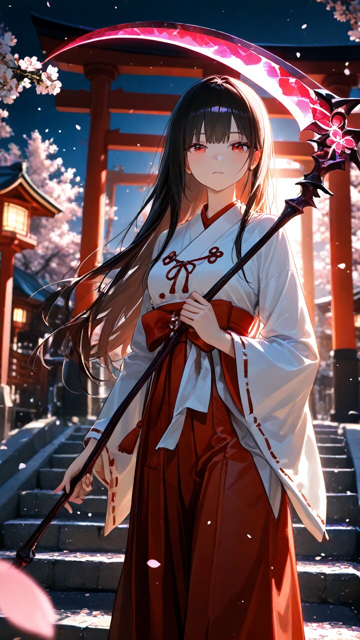 大鎌女子