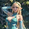 水着のエルフ 2枚目
