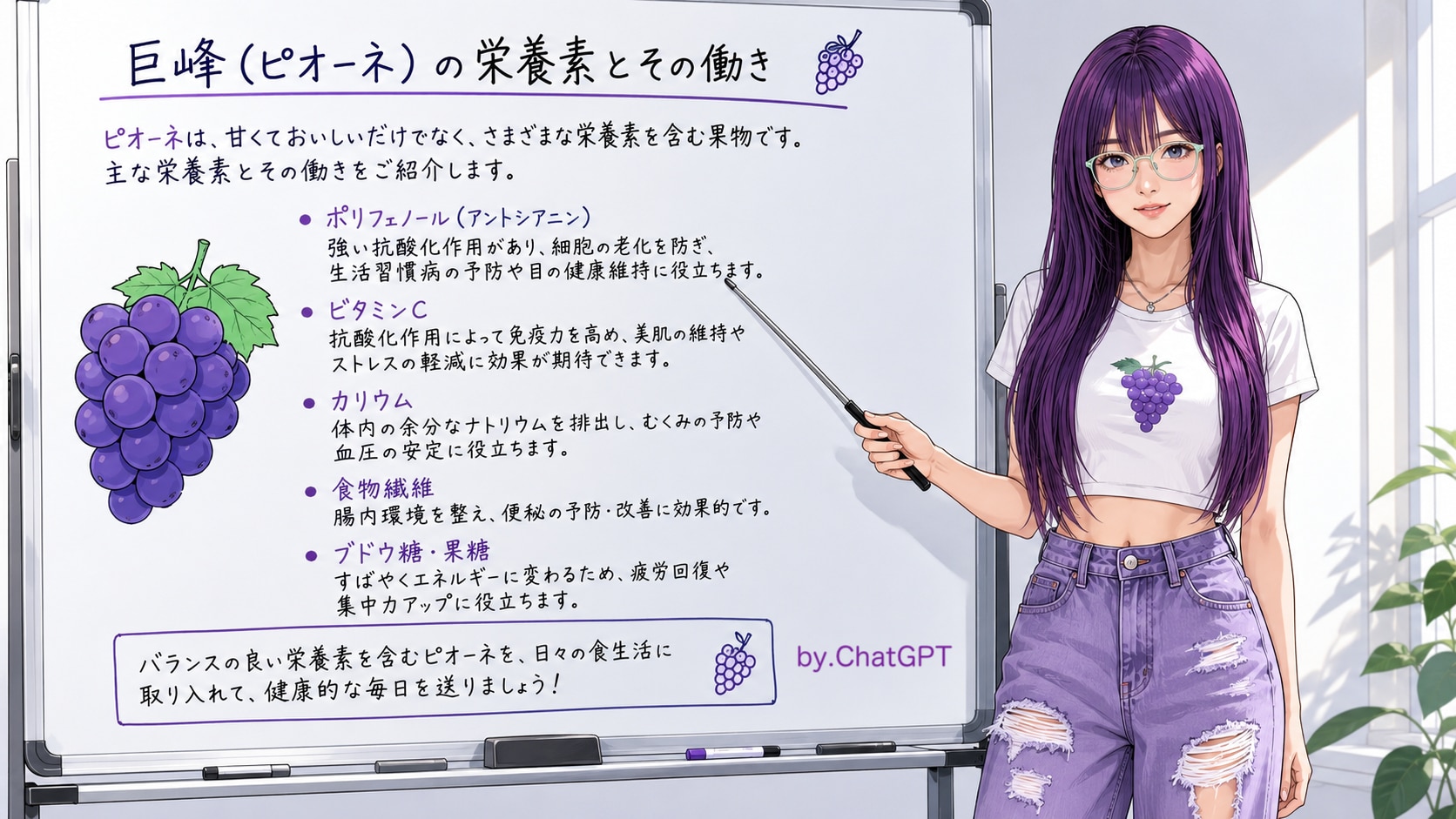 栄養の日（ピオちゃん🍇）