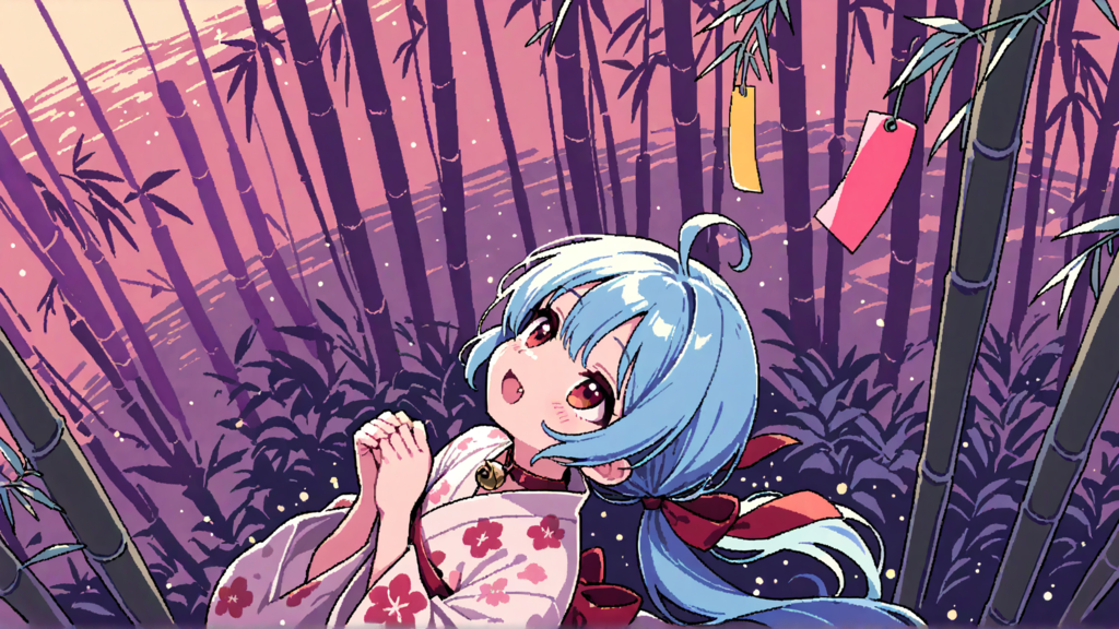 天の河に願いを込めて。