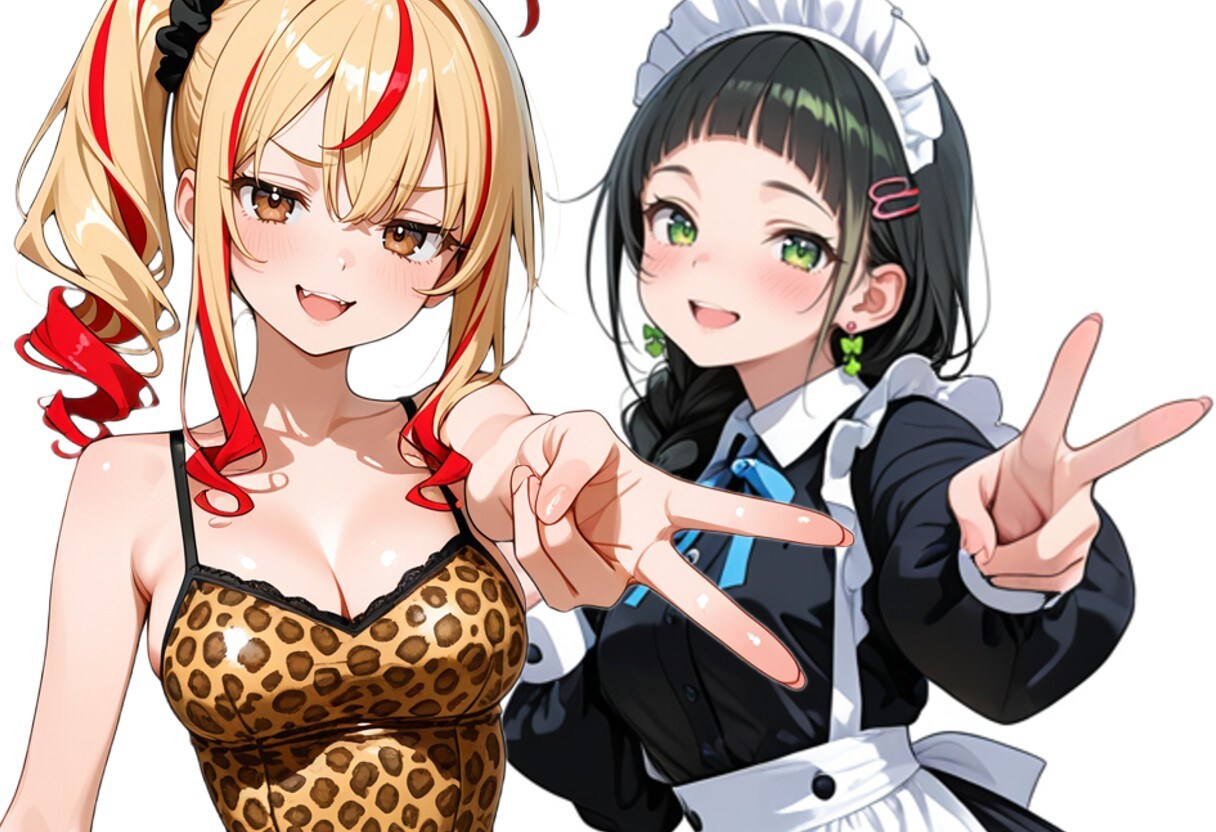 椿原こよみちゃんとピース✌