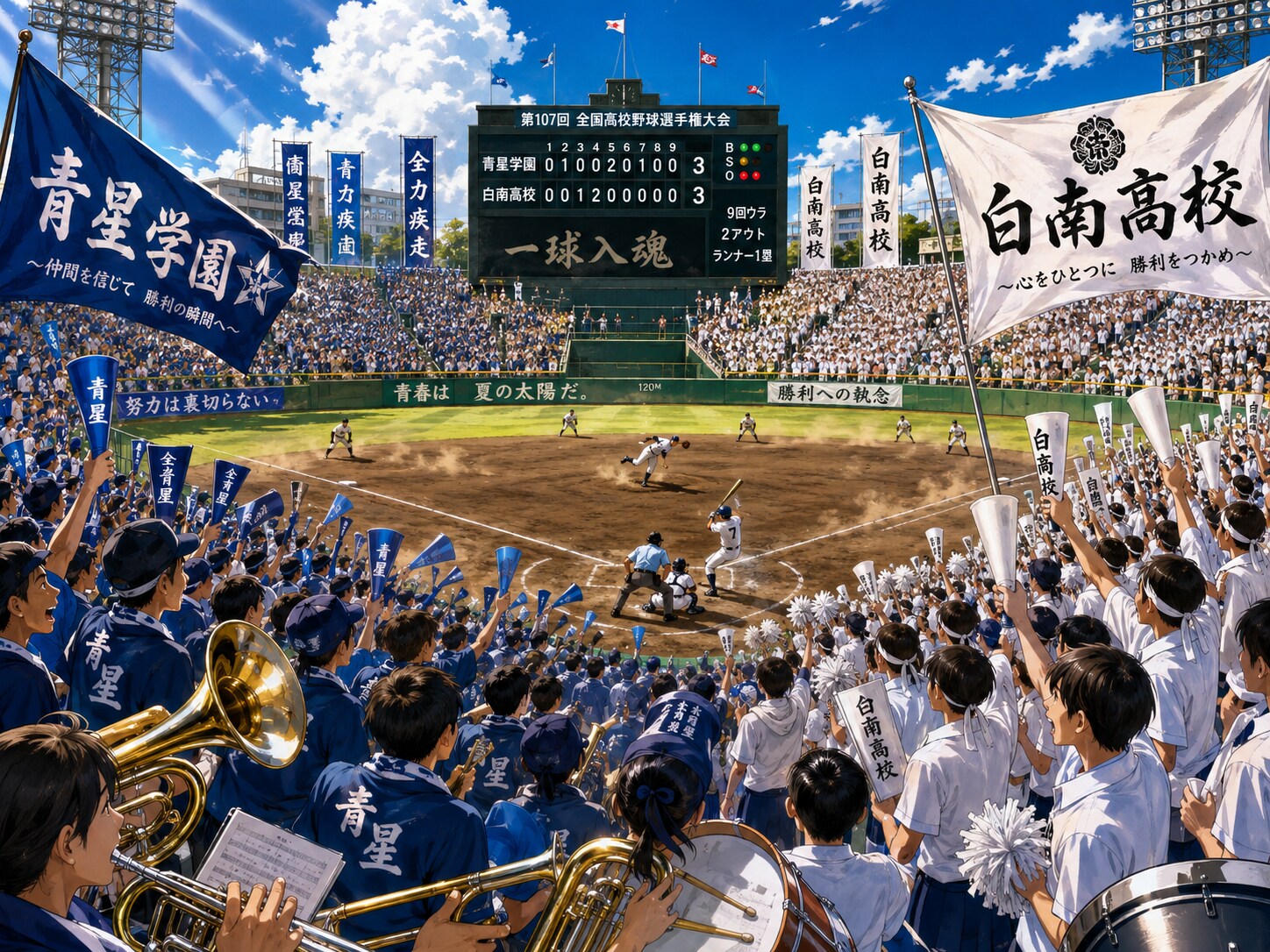 [今日は何の日 8/18] 高校野球記念日 | の人気AIイラスト・グラビア