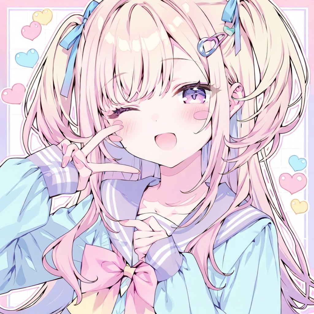 パステル少女 | の人気AIイラスト・グラビア