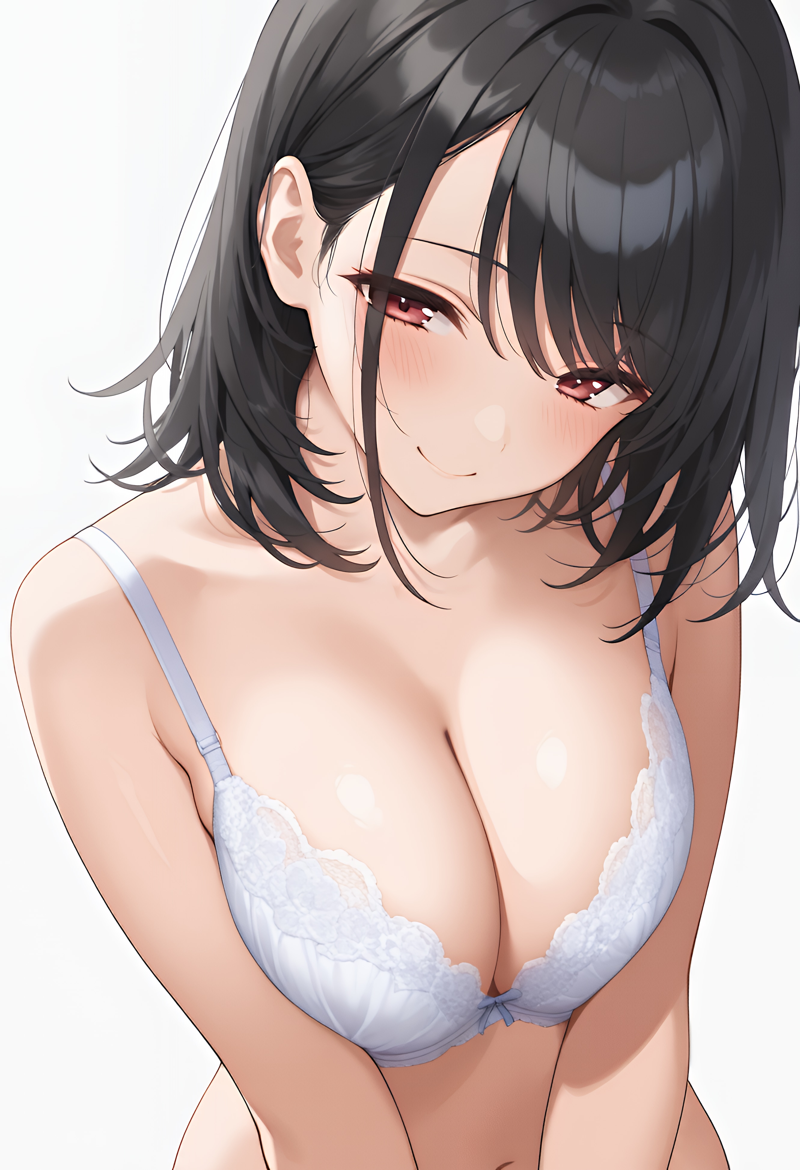 おっぱいを寄せる