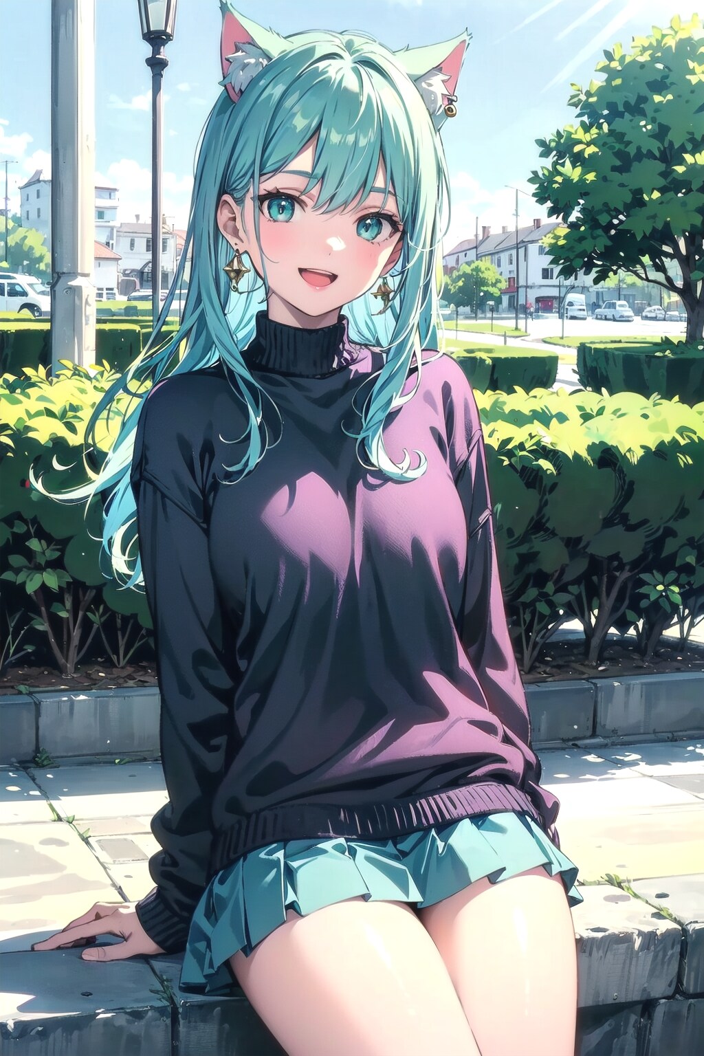 日中は暖かいですね☀️ | の人気AIイラスト・グラビア