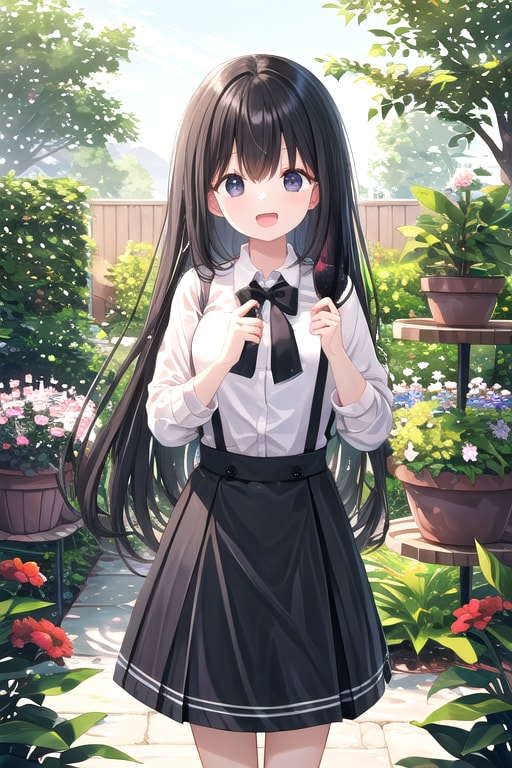 花に囲まれた女の子 | の人気AIイラスト・グラビア