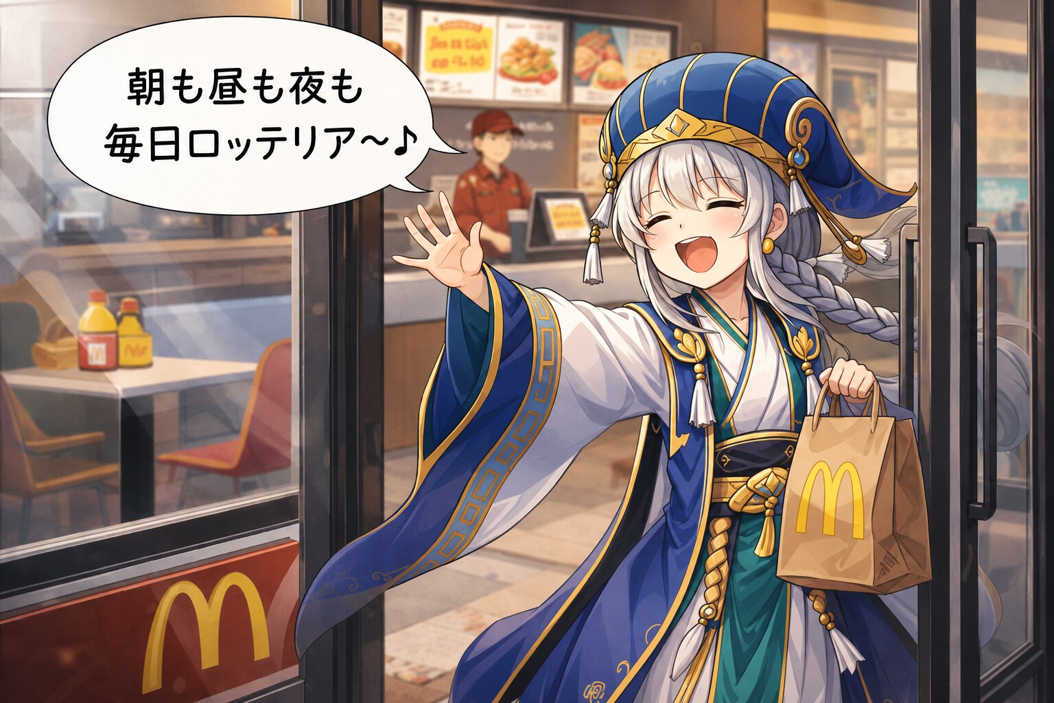 ハンバーガー屋の販売促進 | の人気AIイラスト・グラビア