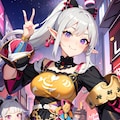 銀髪エルフちゃん 2枚目