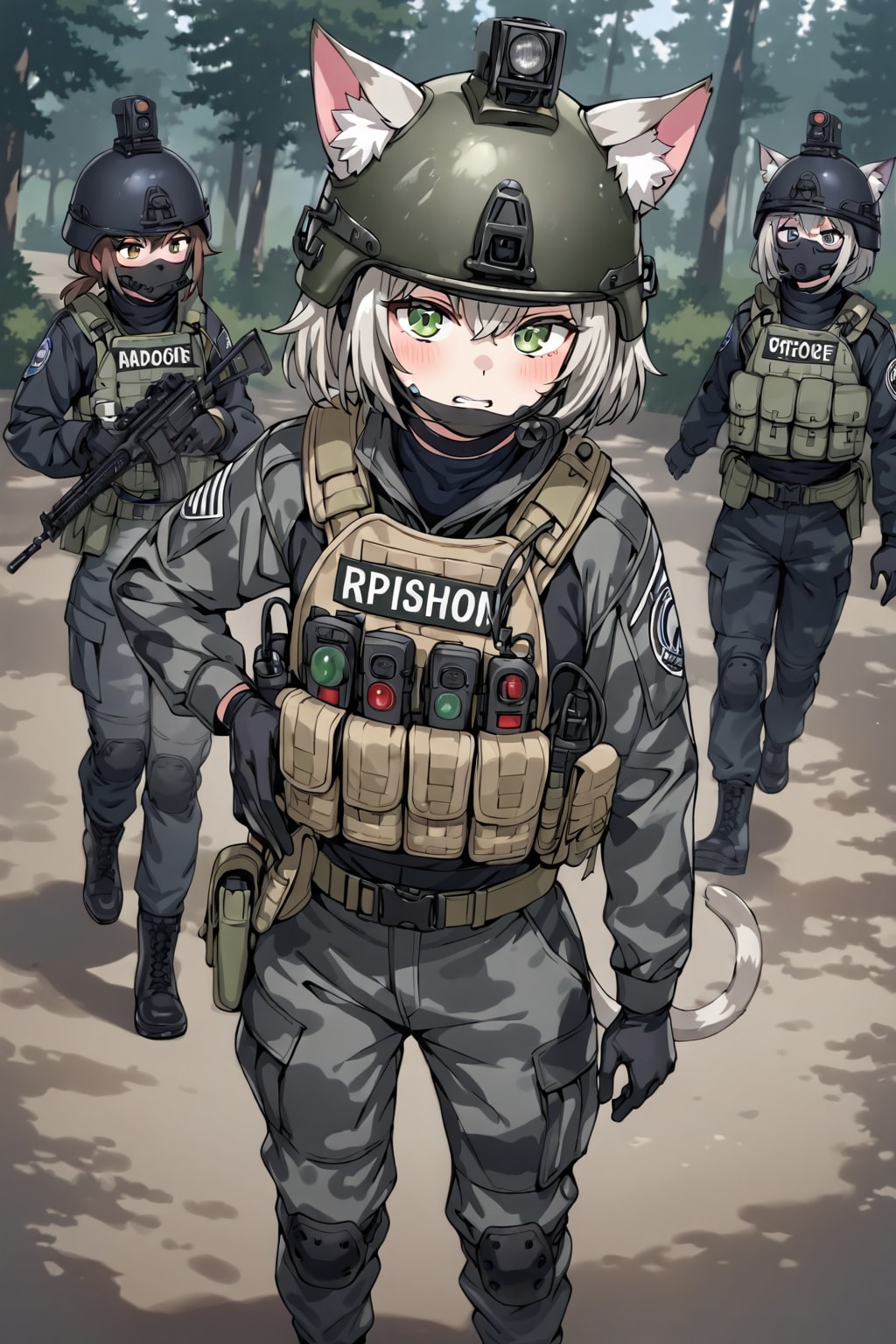 従軍した猫娘