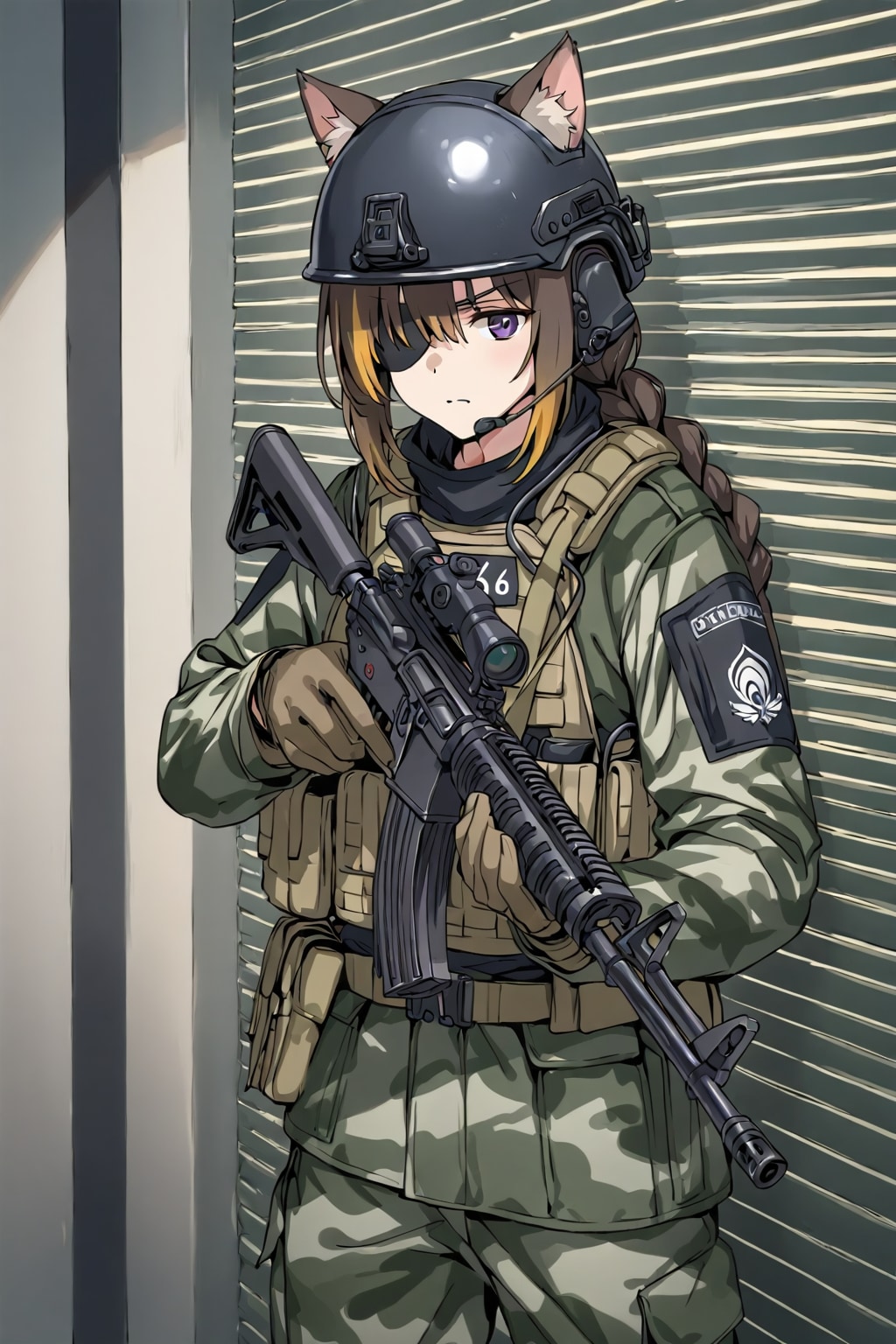 従軍した猫娘