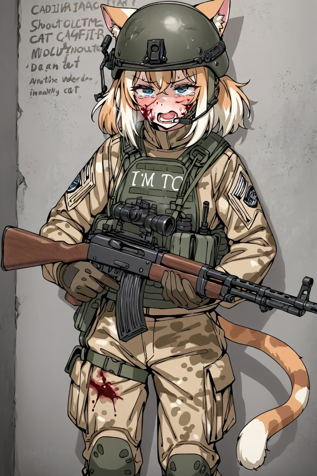 従軍した猫娘